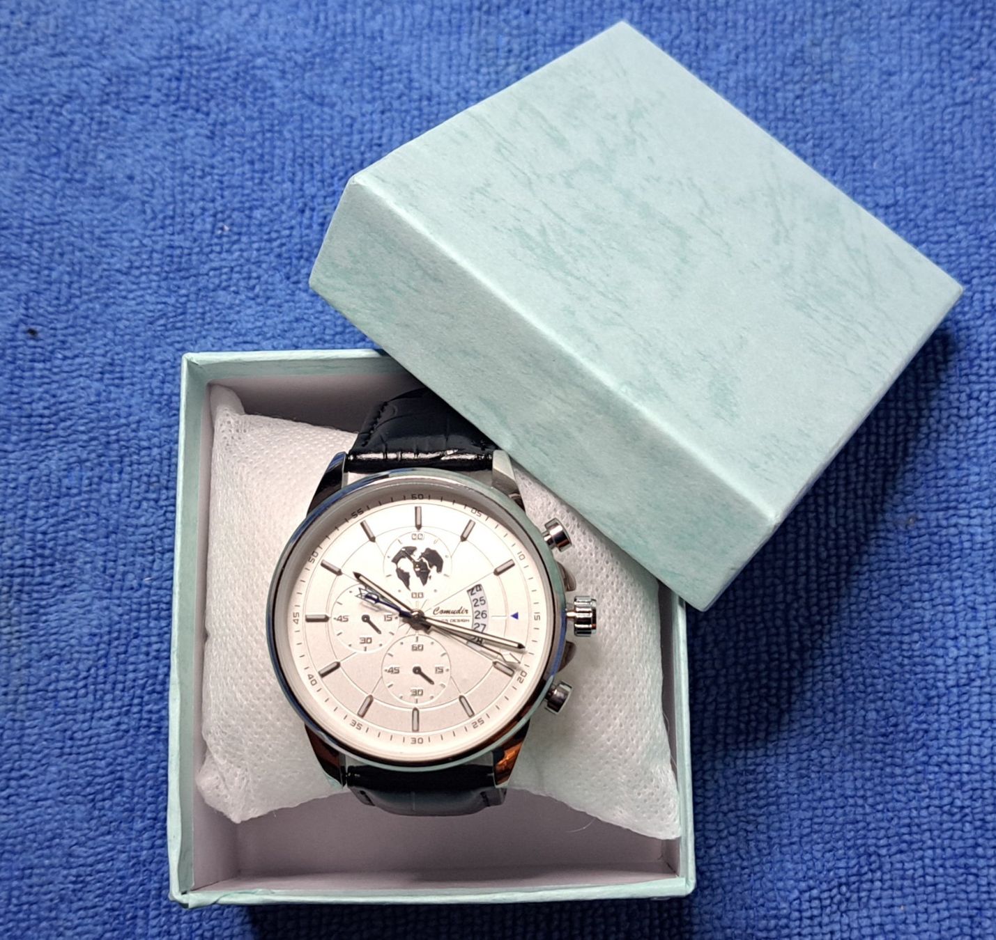 Orologi: ***N E U E*** MODE-ARMBAND-UHR im Chrono-Look – Nuovo e nell'imballaggio originale da Oftringen venduto da Second-Hand-Uhren