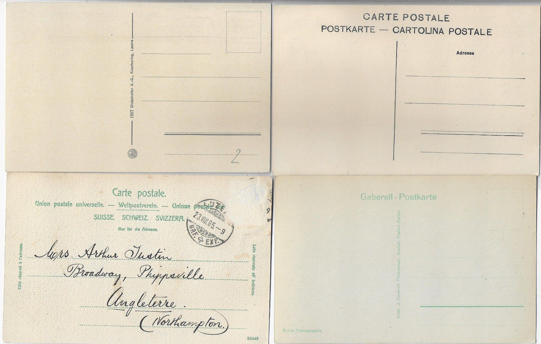Cartoline postali: 4 AK - Luzern – Usato da Ettingen venduto da Kartenplanet 1