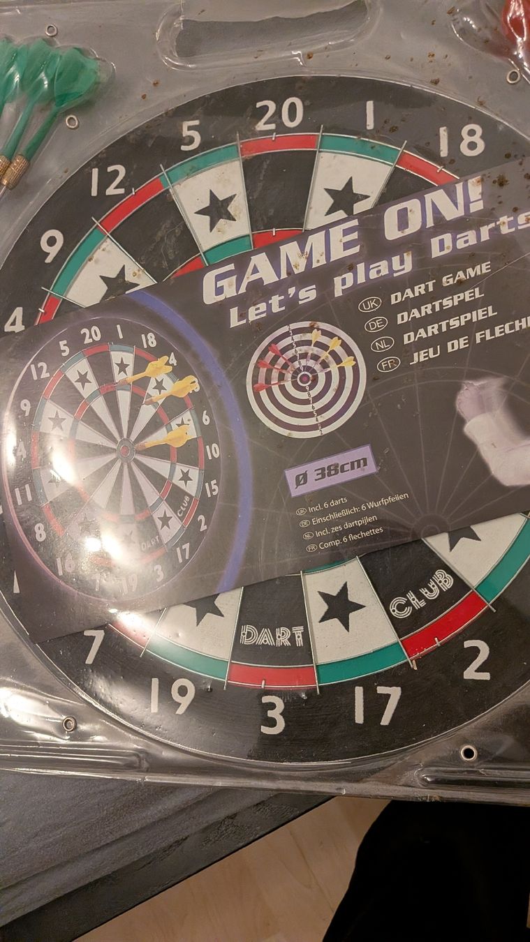 Giochi: Darth Scheibe inkl Pfeile neu  – Nuovo e nell'imballaggio originale da Wattenwil venduto da karinschaw