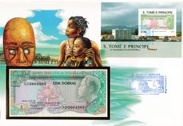 Grosser Banknotenbrief  St. Thomas und Prinzeninsel 1989
