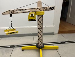 Holzkran Spielba gelb