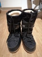 Bottes de neige Antartik noires, parfaites pour l'hiver!