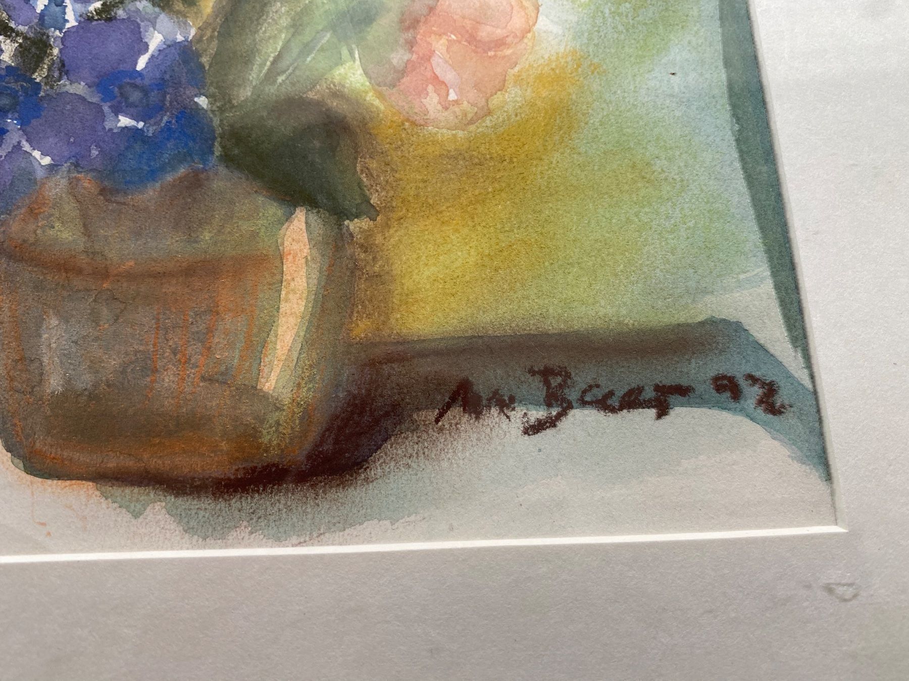 Dipinti: Aquarell M. Baer – Usato da Mosnang venduto da Goldwasser 1