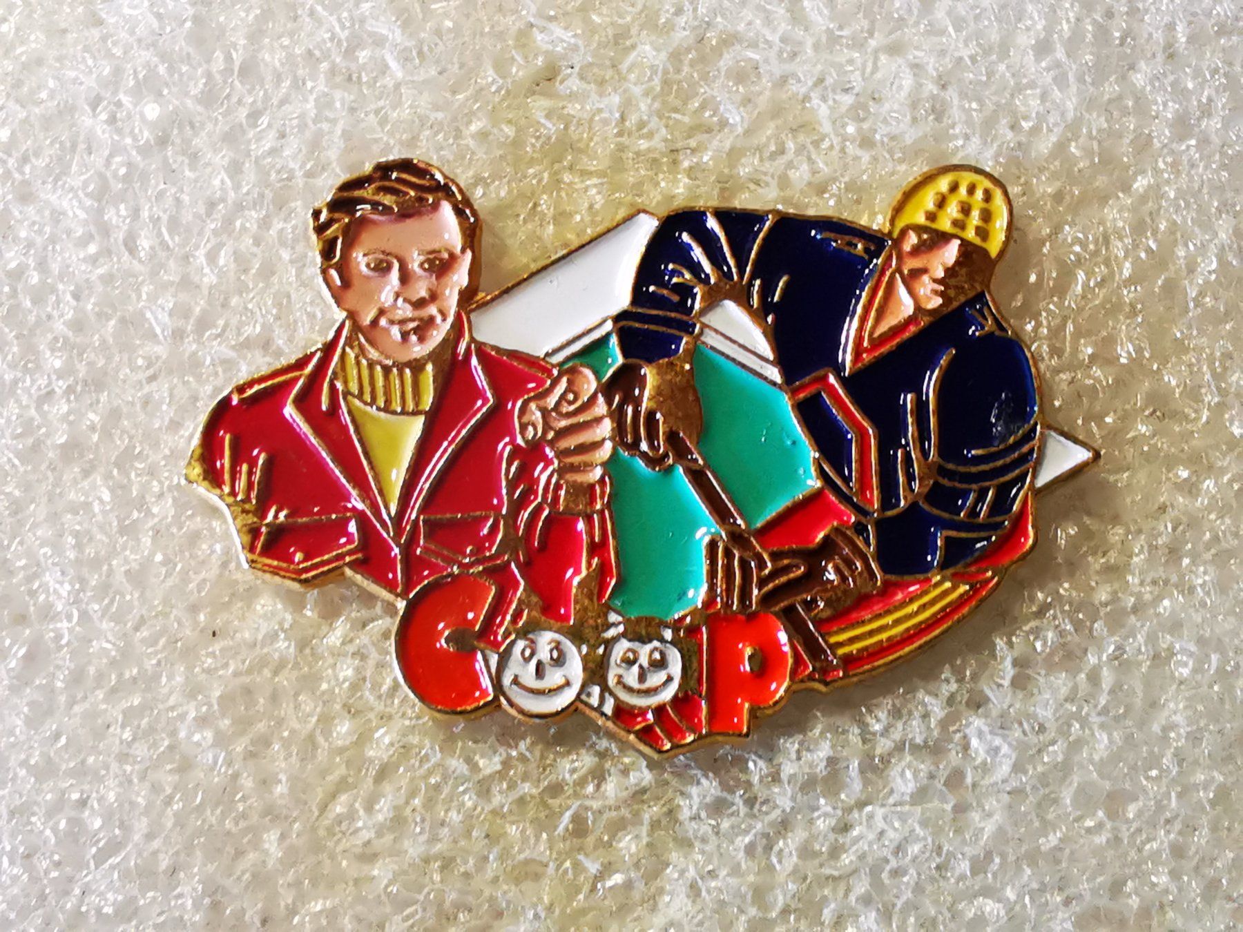 Placchette & Badge: Ansteckpin 76: Coop – Usato da Oppligen venduto da Pin-Fall-Shop