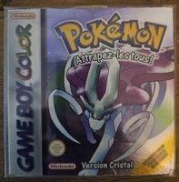 pokemon version cristal FR en boite gameboy sans cale