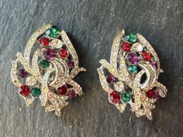 Vintage Ohrringe Clips Luxus Modeschmuck
