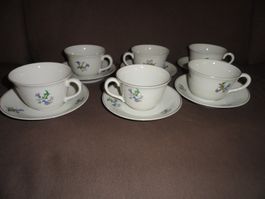 KAFFEE / TEE - GESCHIRRSET LANGENTHAL 12-TEILIG ***
