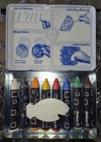 Pelikan 8 dreieckige Wachsmalkreiden