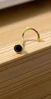 Gold Nasenstecker Piercing Stecker Nasenpiercing  18 K