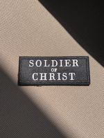Soldier of Christ Patch / Badge – Hochwertig bestickt