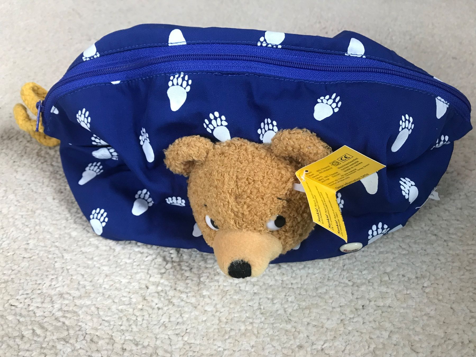 Custodie per cosmetici: Necessaire "Sunkid" mit Bärenkopf aus Plüsch / NEU – Nuovo e nell'imballaggio originale da Dürrenäsch venduto da Didaedi 1