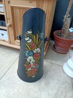 Vintage Kohleeimer/Kohleschütter, bemalt evtl.Schirmständer