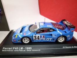 Ferrari F40 - Le Mans 1995 - blau 34 - top von IXO