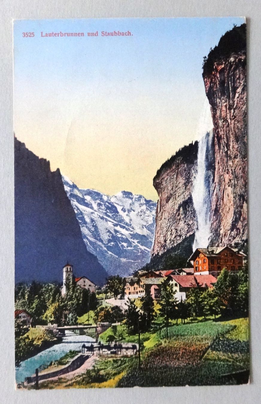 Cartes postales: Lauterbrunnen und Staubbach – D'occasion à Fétigny par Billy2miny