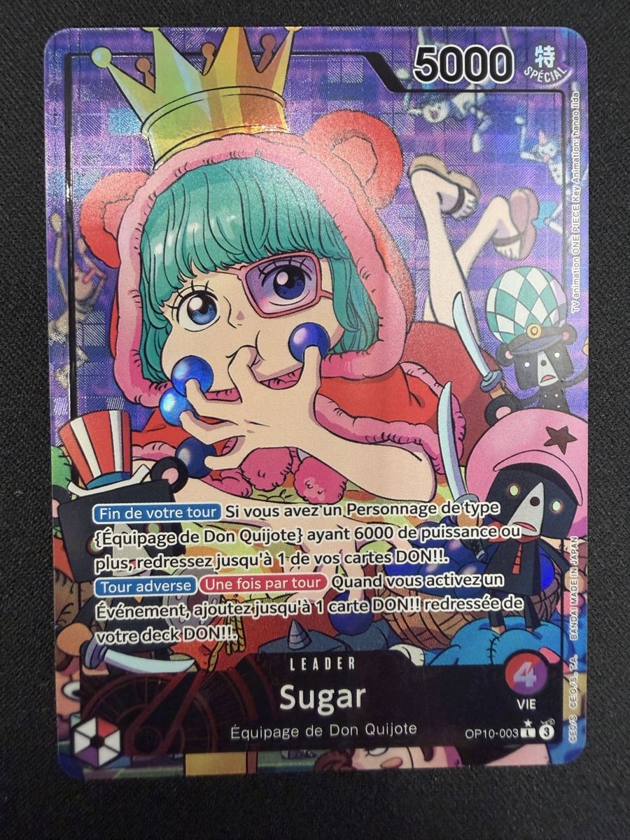 Bandai Carte collezionabili: One Piece Sugar OP10-003 Leader Parallel NM – Nuovo (secondo la descrizione) da Rolle venduto da KPTreasures