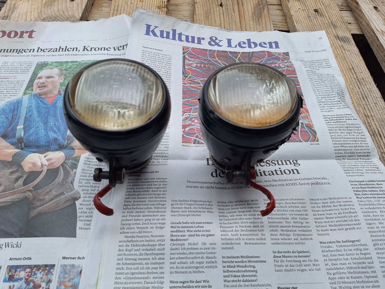 Aebi Trattori: Oltimer Lampen Rapid Aebi Traktor Motormäher – Difettoso da Auw venduto da Zuendapp1952 1