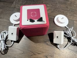 Toniebox pink mit 2 Ladestationen