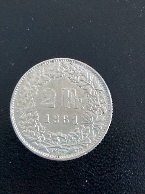 Tutti le monete: 2.- Schweizer Franken 1961 Silber, sehr schön – Nuovo (secondo la descrizione) da Tentlingen venduto da spider1