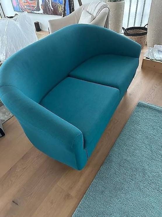 Divani: Canape 2 places turquoise – Usato da Genève venduto da uto_r9th