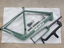 Kit cadre vélo gravel en carbone