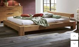 Holzbett Eiche Massiv für grosse Personen 180x220 cm