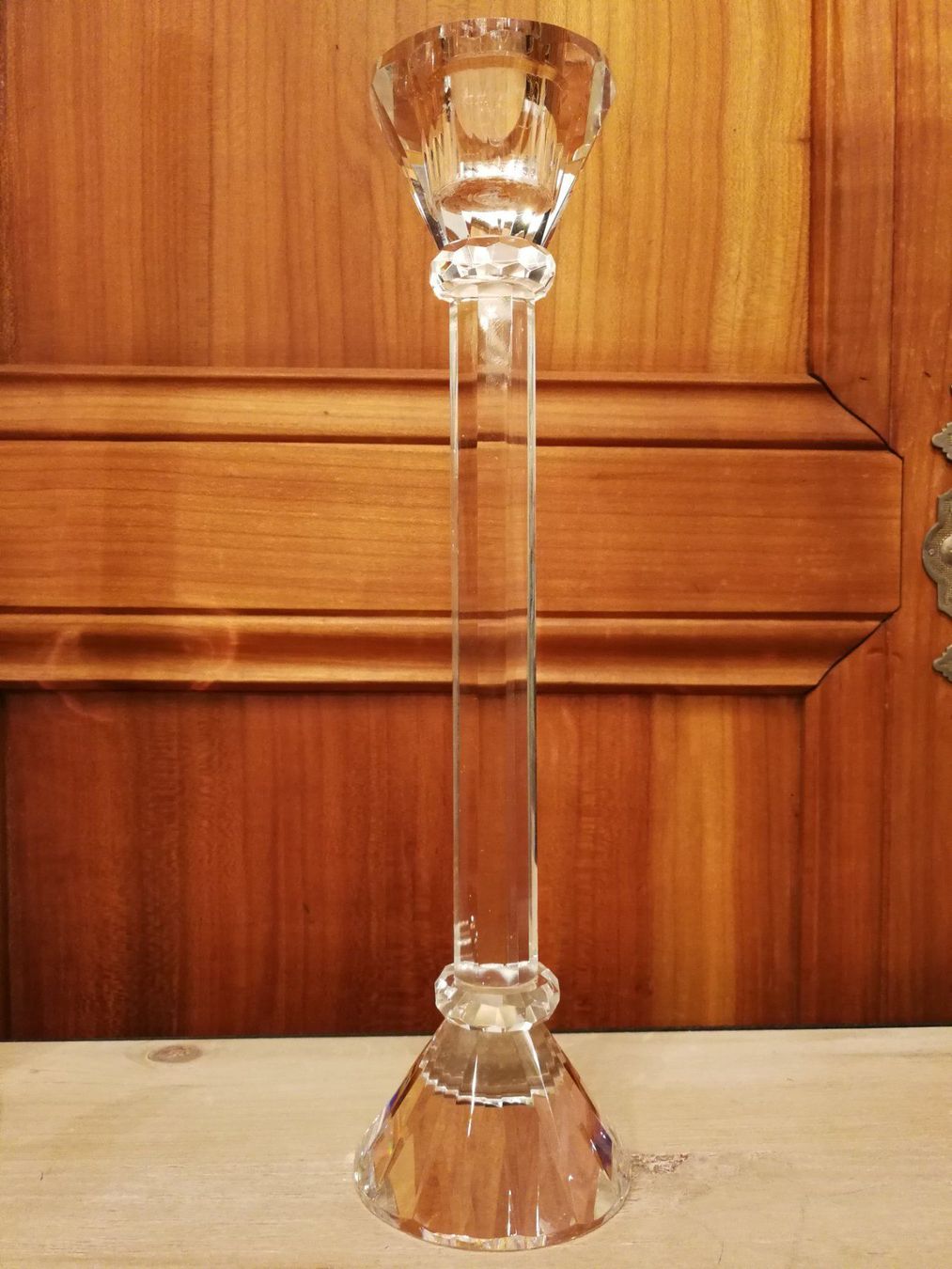 Portacandele: Kerzenständer versilbert und Glas 2 Stück mit Kerzen – Usato da Wagenhausen venduto da Simbad 5