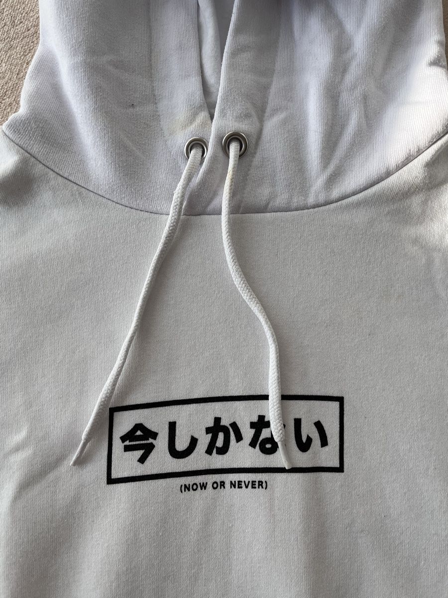 Primark Pullover & Sweatshirts: Weißer Hoodie von Primark, Größe M – Gebraucht aus Balerna von lillisfashion 5