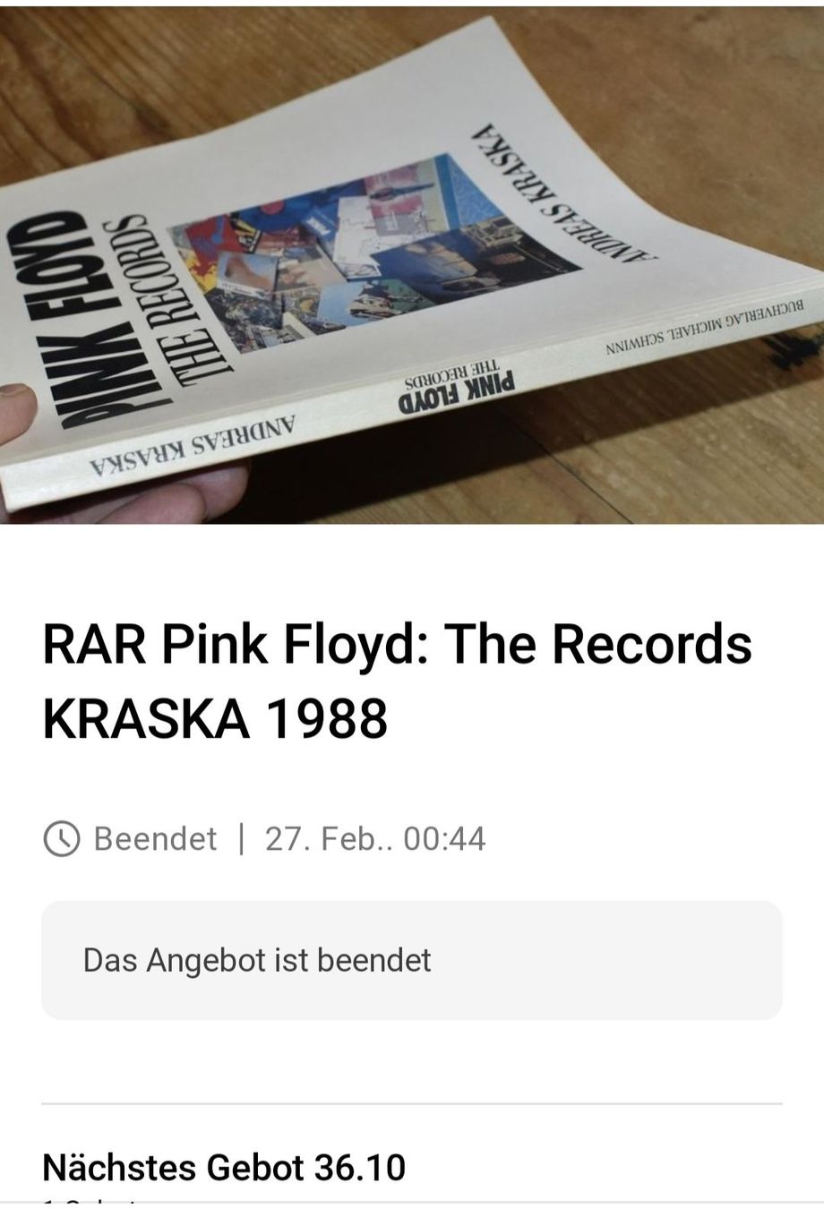 Libri: RAR: PINK FLOYD: BIOGRAFY. – Usato da Altdorf UR venduto da BLACKGARLIC 1