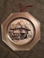 Zinnteller Wandteller "Kulm, alter Spycher" Oberkulm