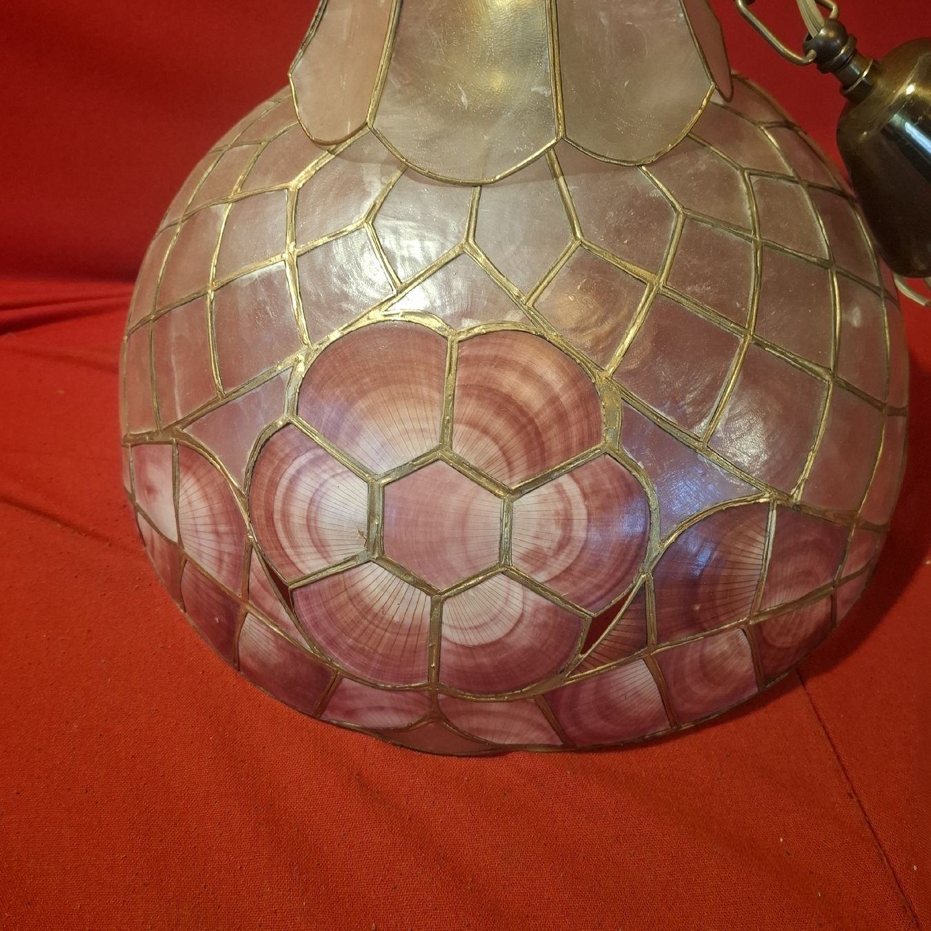 Lampadari & plafoniere: Vintage "Capiz Shell" Deckenlampe – Usato da Nürensdorf venduto da DANG3REUX 7