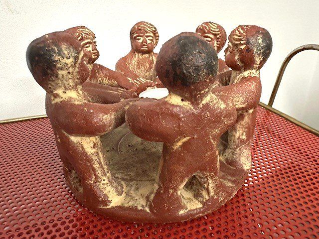 Skulpturen & Statuen: +  Freundeskreis  +            budawi  Original – Gebraucht aus Winkel von zeho