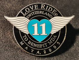 GG203 - Pin Love Ride Nr. 11 / 2003 Harley Davidson Treffen