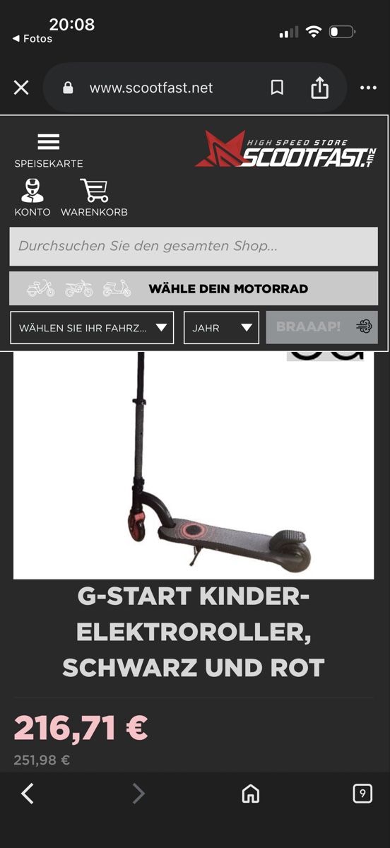 Scooter: Elektrischer Kinder Scooter G-Start originalverpackt – Usato da Bonstetten venduto da AngelaF23 7