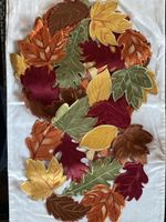 4x Fall Leaves Table placemats, Autumn Colors, Thanksgiving