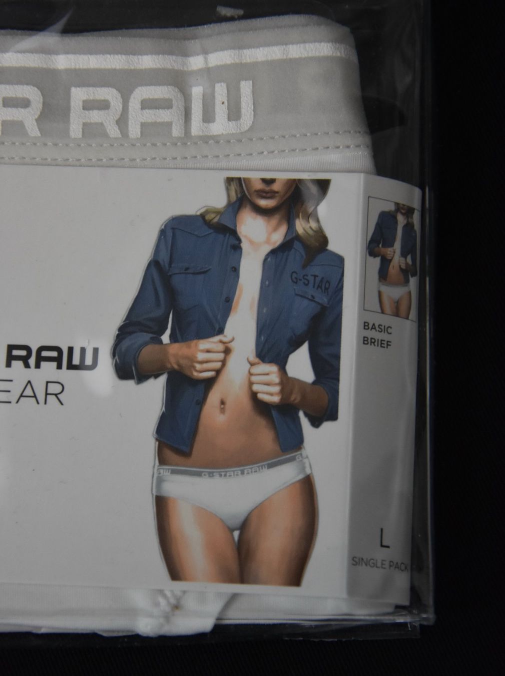 Sonstige Unterwäsche: G-STAR RAW Damen Slip Basic-Brief 3er Pack Strech weiss/Gr.L – Neu und originalverpackt aus Wohlenschwil von EddieS-Outlet 7