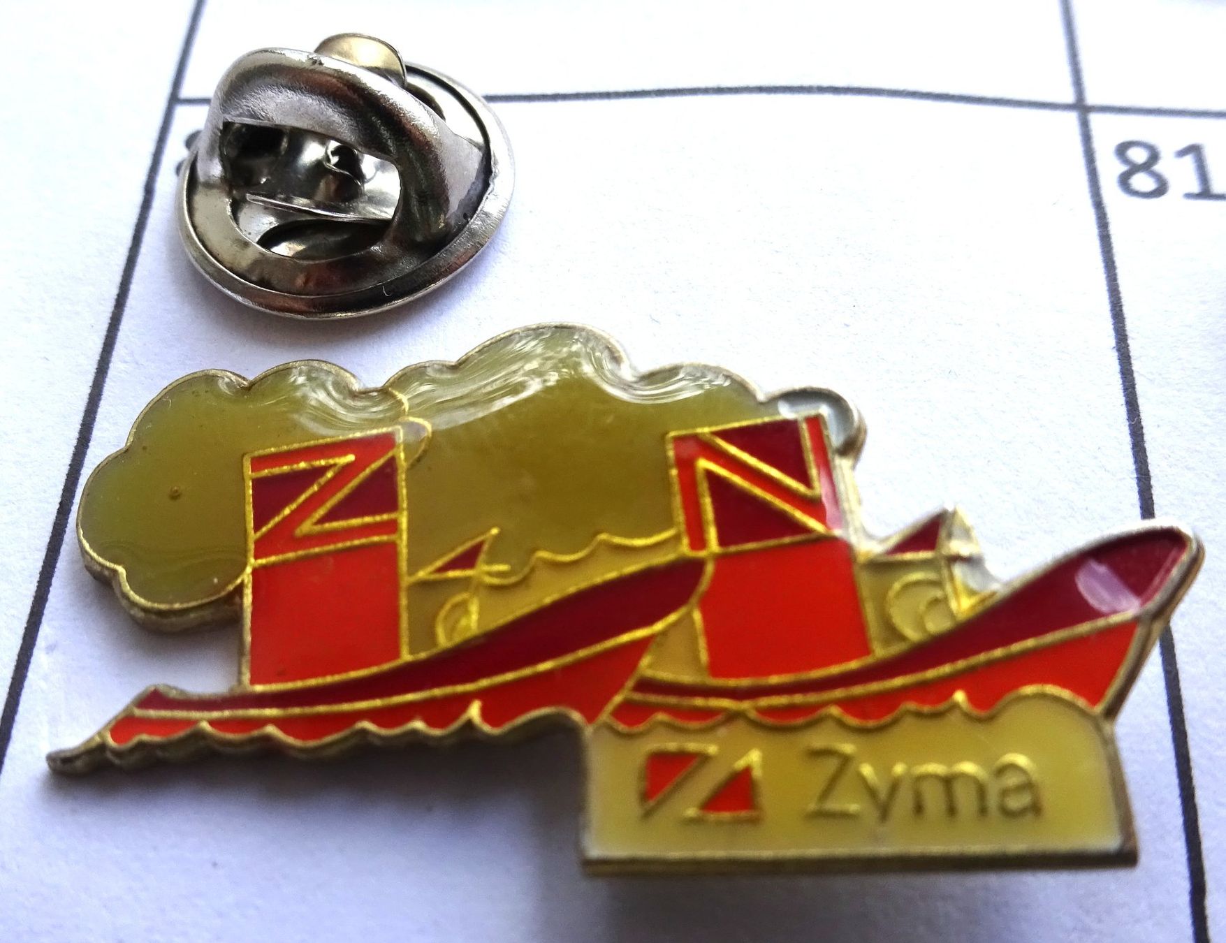 Plaketten & Abzeichen: Pin  ZYMA  Boot  Pharma – Gebraucht aus Utzenstorf von BUtter81