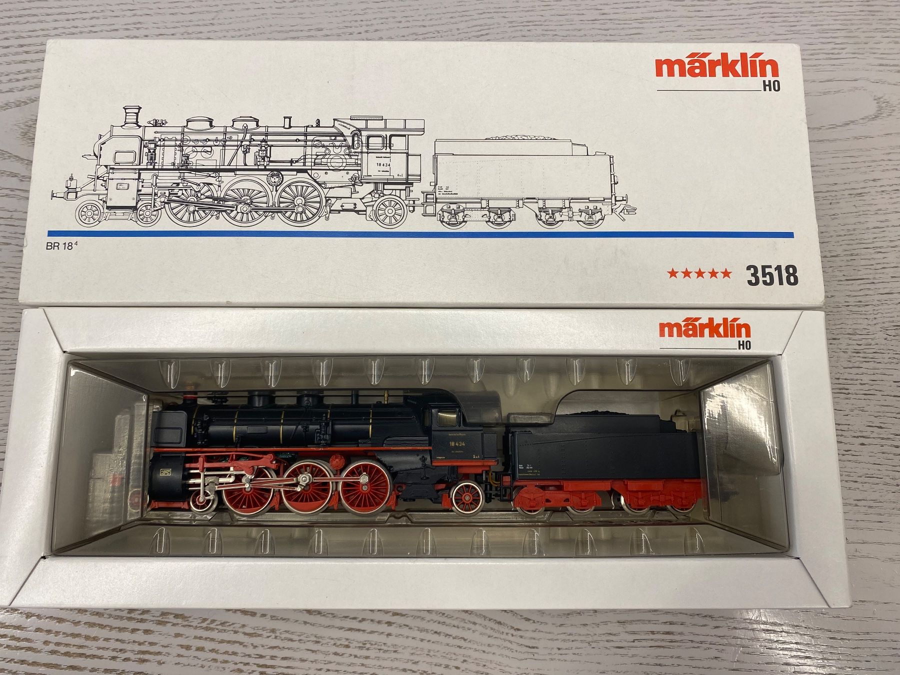 Märklin Modellini di ferrovie: Märklin 3518 DRG BR18.4 – Usato da Lupsingen venduto da New-Haven 5