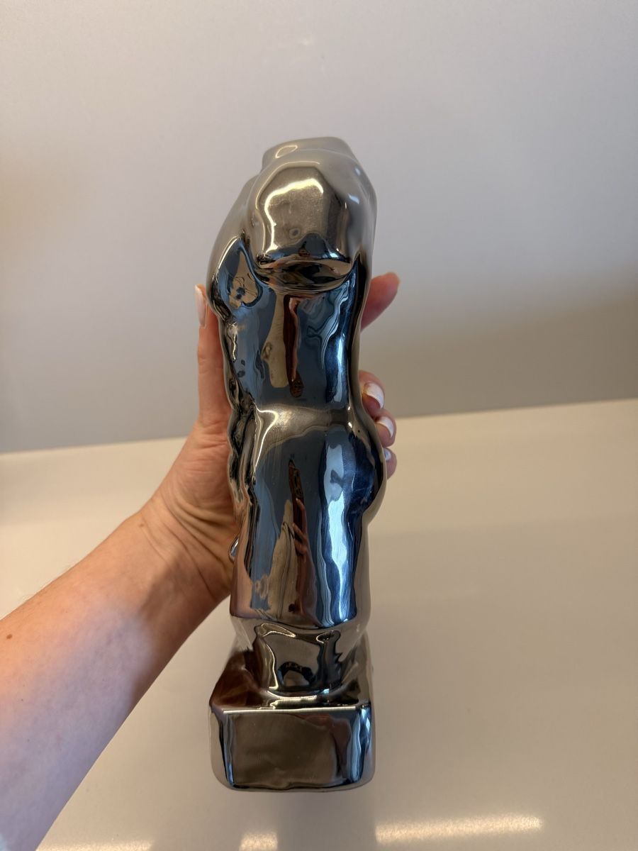 Skulpturen & Statuen: Deko Skulptur "Torso Mann" Büste Herr verchromt – Gebraucht aus Staad SG von Chirrari 1
