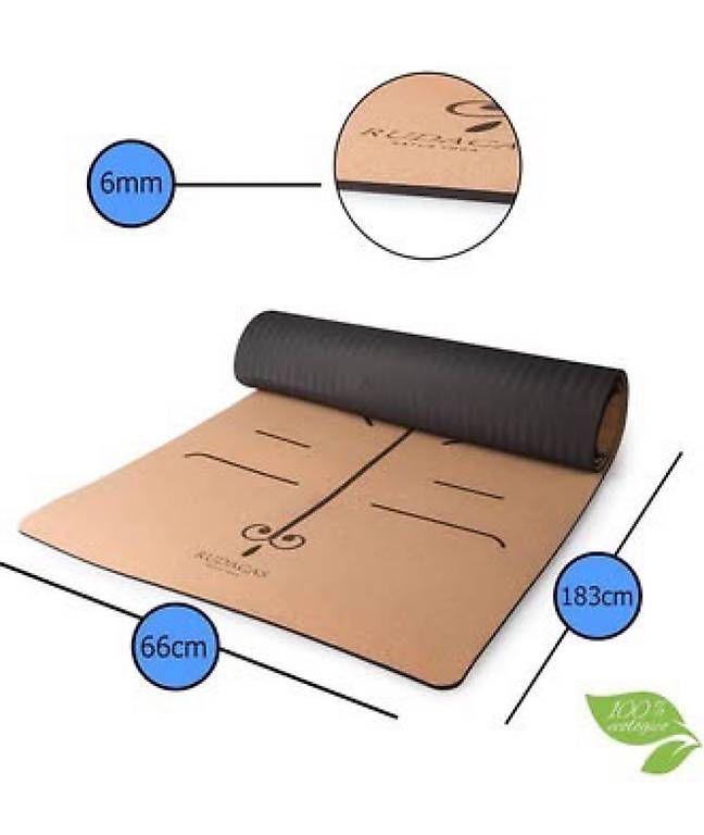 Tappetini fitness: Yogamatte Kork / Yoga Mat – Usato da Ettingen venduto da aguiljoqf 3