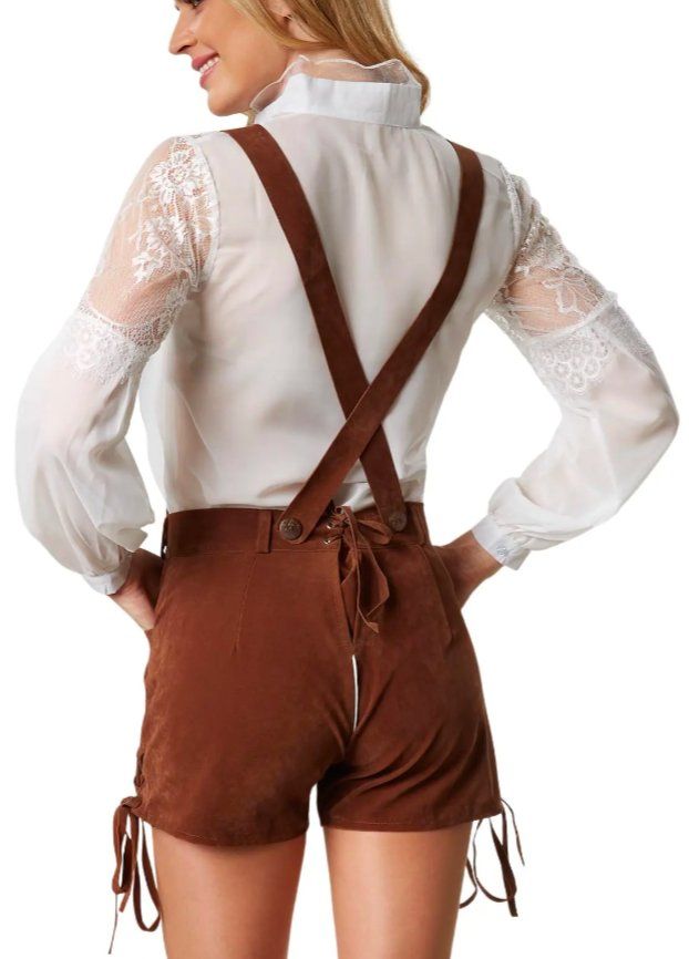 Costumi: Wunderschöne Optik Wildlederhose Ammersee Gr. XL – Nuovo e nell'imballaggio originale da Oberegg venduto da MR-shop 1