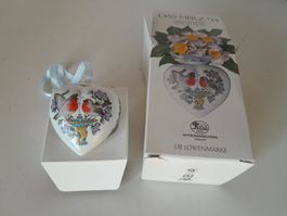 Hutschenreuther Porzellan Herz Jahrgang 1994, Osterdeko