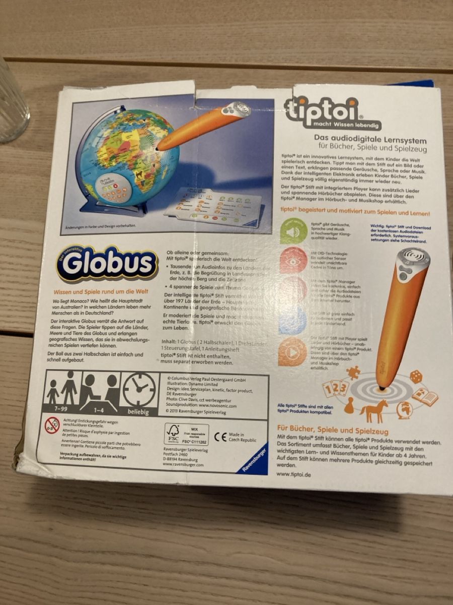 Tiptoi Jeux: Tiptoi Globus (7 Jahre +) – D'occasion à Zuerich par Jim_Hatton 1
