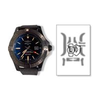 Schutzfolie für Breitling Avenger Blackbird 48