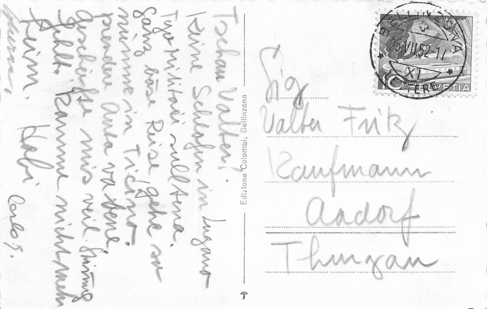 Cartes postales: Bellinzona piazza della foca – D'occasion à Biasca par Blenio71 1