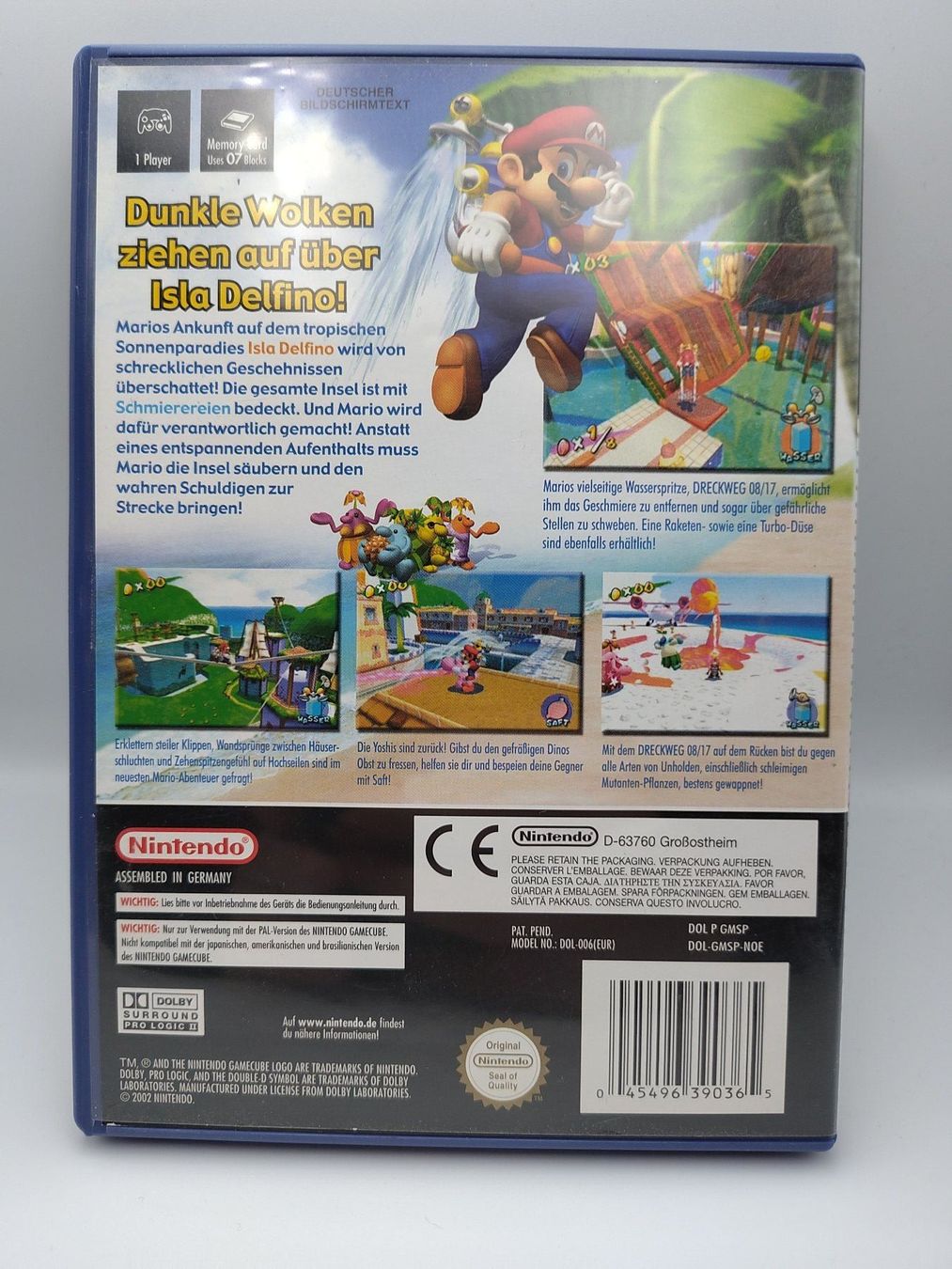 Nintendo Spiele: Super Mario Sunshine (Gamecube) (CiB) – Gebraucht aus Kloten von SuperRetroPixels 3