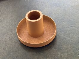 IB Laursen Kerzenhalter JOHN staubig beige/braun 7 x 4.5 cm
