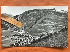Feldpost, Andermatt mit Oberalppassstrasse.