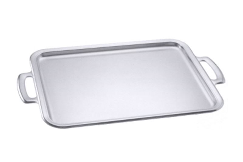 Elettrodomestici da cucina: Tablett, Edelstahl mit Griffen, 35x27cm – Nuovo e nell'imballaggio originale da Wettingen venduto da kochshop 1