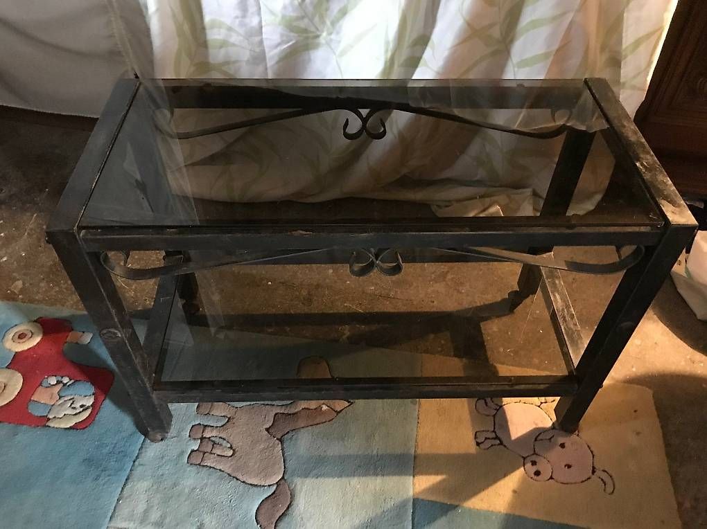 Tische: Table en fer forgé sur roulettes – Gebraucht aus Estavayer-le-Lac von mar_2s6b 3