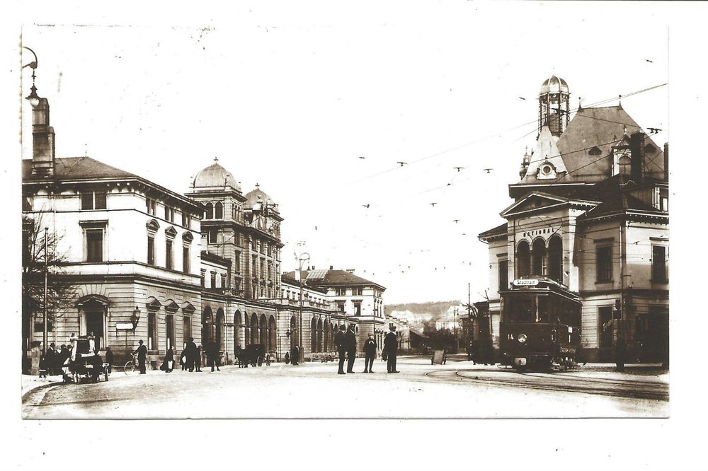 Winterthur (ZH) Bahnhofplatz Tram Stadtrain National 1922 Kaufen
